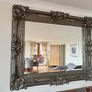 Oxford Mirror - Antique Silver Image 2