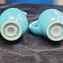 LE CREUSET Teal Stoneware Salt & Pepper Shakers Image 3