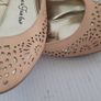 2 pairs shoes new pair pink flat shoes and peach flat shoes Image 4