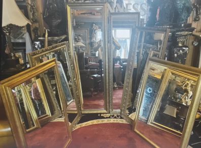 6 antiques mirrors