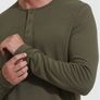 True Classic Waffkeknit Henley BNWT Image 5