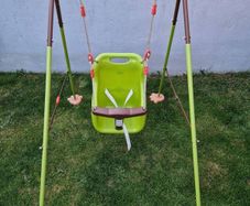 folding baby swing set