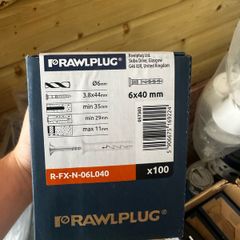 rawl plug 6x40mm x6