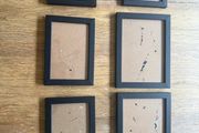 Selection of black photo frames