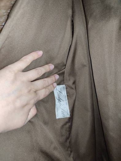 Authentic Italian Lady's Fur  Vintage Mink Coat
