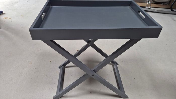 Butlers Tray Table with folding legs.