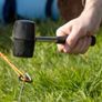 Milestone Camping 20420 12oz Rubber Mallet/Sturdy Steel Handle/Ideal for Putting Up Tents & Canopies Image 8