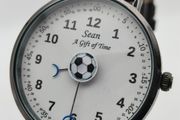 Personalised Football Watch for Sean  Learn to Tell Time  Unworn