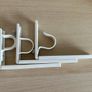 Curtain rod set, white, 120-210 cm 19 mm Ikea Image 3