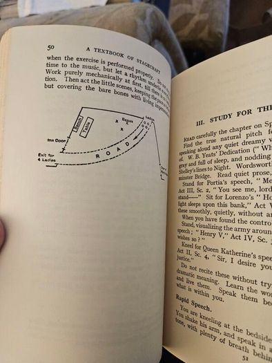 A Textbook Of Stagecraft. Vintage Paperback In Good Condition.  See Photos For Same.