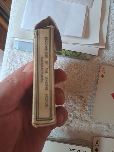 Vintage playing cards,VIGSOL Tractor Oil.