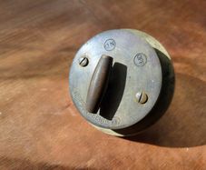 Vintage Brass Thomson-Bennett Magneto Ignition Switch (Pre-War / 1910s-1920s