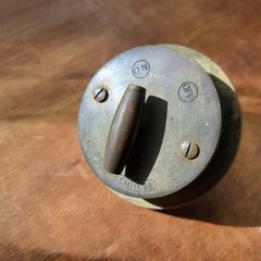Vintage Brass Thomson-Bennett Magneto Ignition Switch (Pre-War / 1910s-1920s