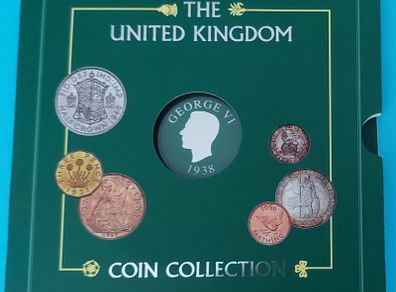 ENGLAND GEORGE VI  Coin Set 1938 In Uncirculated Condition