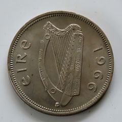 1966 Ireland Florin UNC coin 60 years old