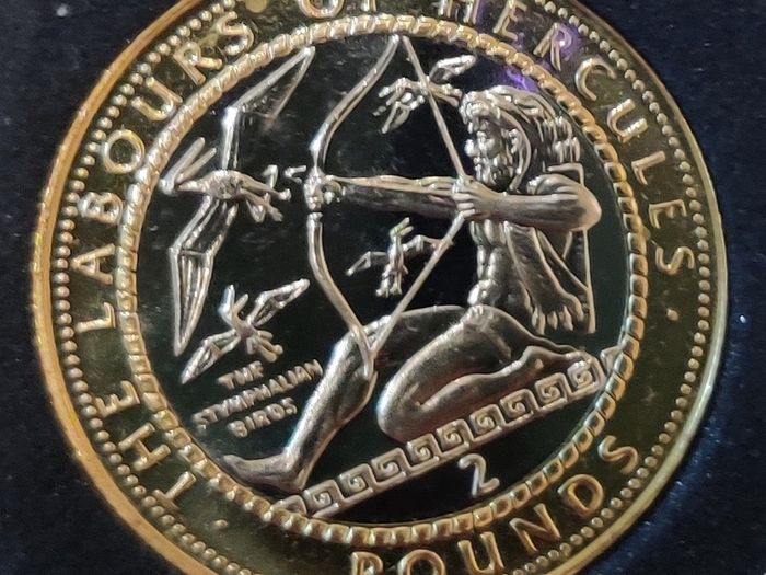 Gibraltar 2 pounds 2020 Hercules Series - Stymphalian Birds