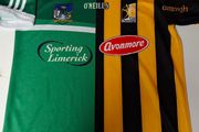 Limerick &amp; Kilkenny GAA O'Neills Hurling Jersey (Youths 13 Years) FREE POST