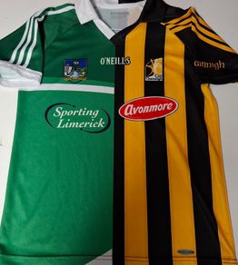 Limerick & Kilkenny GAA O'Neills Hurling Jersey (Youths 13 Years) FREE POST