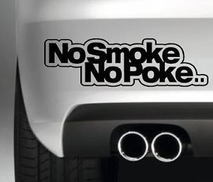 Stickers No Smoke No Poke