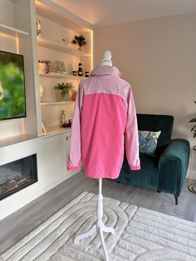 Brand-new Two-toned Pink Hooded Windbreaker Jacket from the Paco Sport  Size Medium UK 12/ EU 40