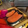 Dr Martens boots-  zebzag mules in orange Image 3