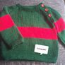 GAA county colours hand knitted kids jumpers Image 2