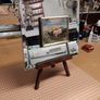 Mirror on stand with picture Image 4