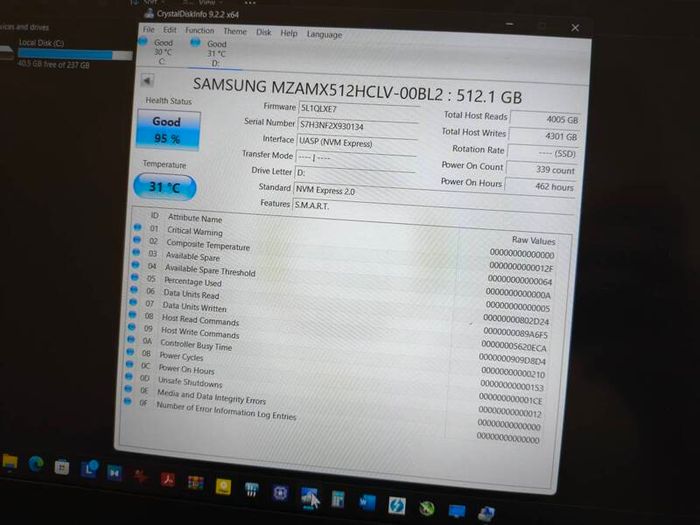 512GB Nvme Ssd Samsung M.2 2280 Pcie 4.0 X4 3900/2200mb/s 150TBW