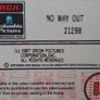 No Way Out VHS Pal Video Tape (Very Rare And Collectable VHS Film) Image 9