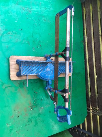 Mitre hand saw , German