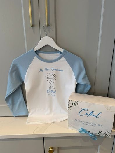 Boys Communion / Confirmation Personalised pyjamas