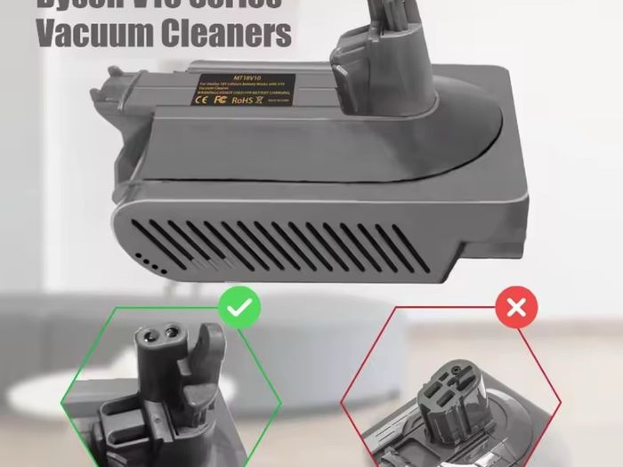 Battery Adapter for Dyson V10 for Makita 18V Lithium Battery Converting To for Dyson V10 Animal Cyclonic Vacuum Cleaner