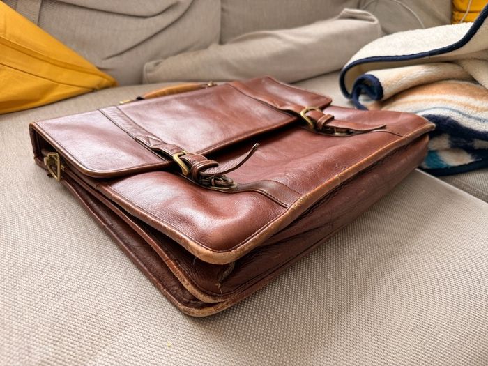 leather laptop bag