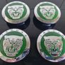 4 x Jaguar Centre Caps (Green) FREE POST Image 2