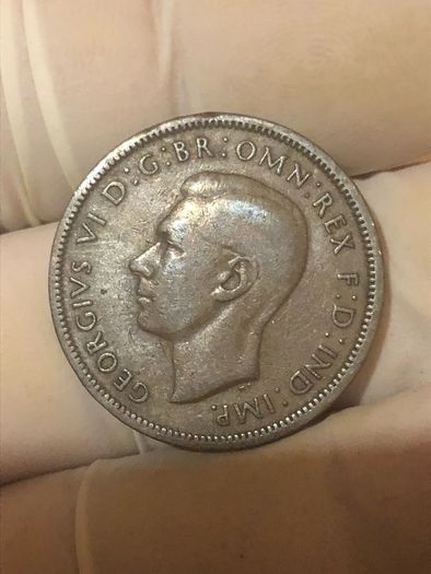 George VI half penny  x 36 Pictures
