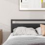 Double Bed Frames with Wood Headboard Image 5