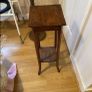 Antique  chair and side table Image 6