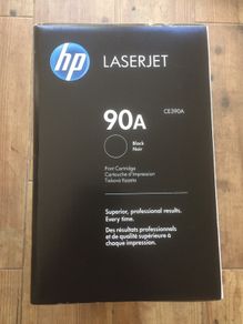 HP 90A Black Laser Toner Cartridge CE390A