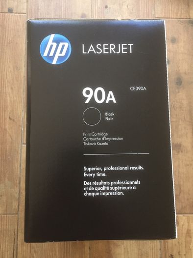 HP 90A Black Laser Toner Cartridge CE390A