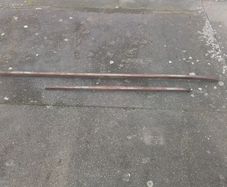 2.Lenghts Of 2 Inch Box Iron.