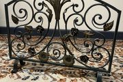 Beautiful Vintage Cast Iron Fireplace Screen.