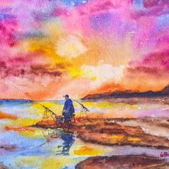 fisherman's friend watercolour