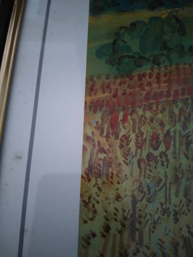 Vintage 1984 Raoul Dufy Tate Gallery Exhibition Poster - "The Harvest" (Framed)