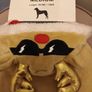 Velour reindeer festive dog coat Image 2