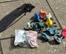 Assortment of Climbing Grips in a bag