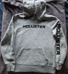 Hollister grey hoodie, size S