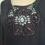 Via Veneto Black Shift Dress Size 14 Image 3