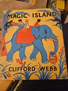 Magic Island written and illustrated by Clifford Webb and published in 1956 by Frederick Warne & Co. Hardback in fair condition.  See photos for same.