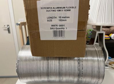 Aluminium Ducting for Extractor Fan