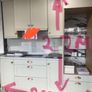 Ex display kitchen with 30mm quartz backsplash and counter Image 7